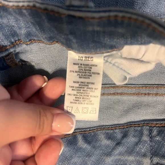 Aeropostale Low Rise Jegging Jeans Size 10 Regular - Picture 3 of 3